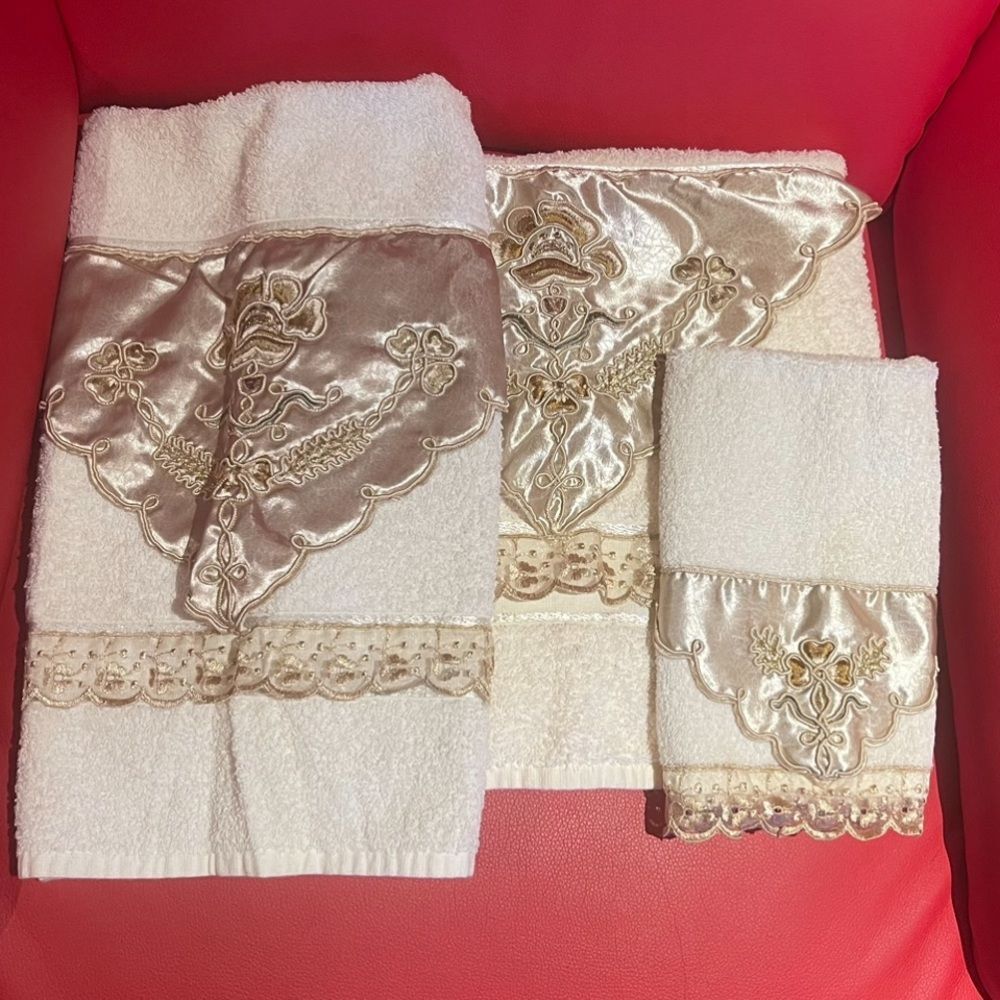 3 pcs Towel set(100% cotton)